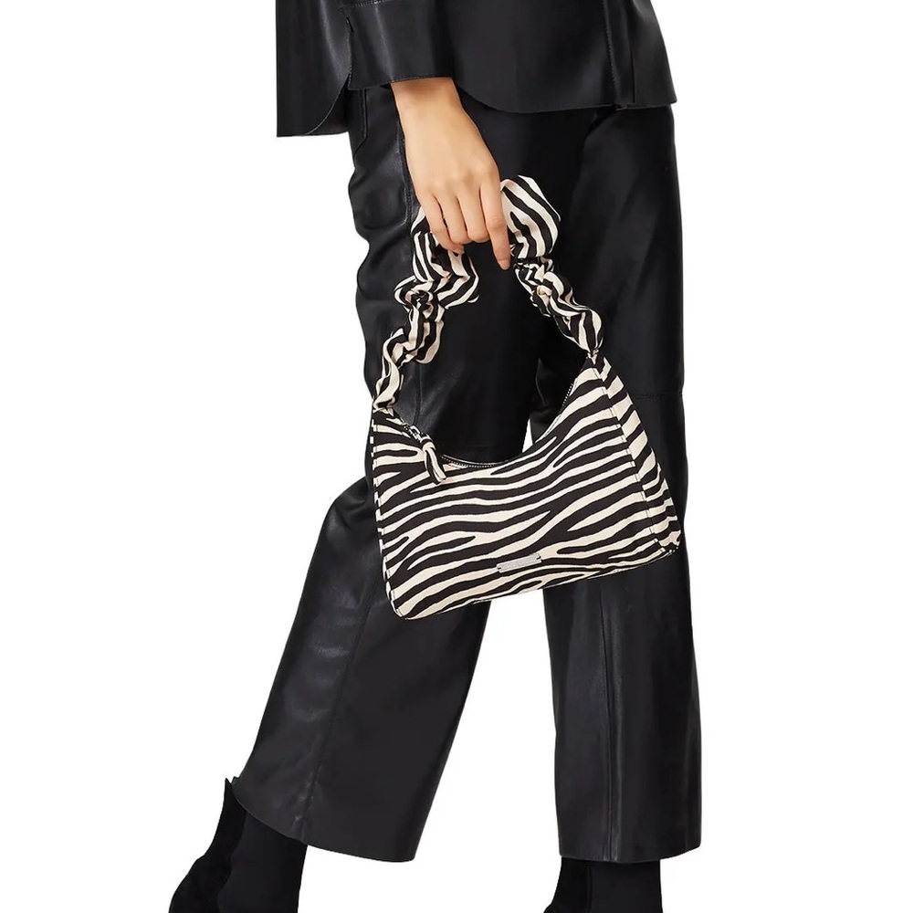 Loeffler Randall Black and White Zebra Aurora Bag